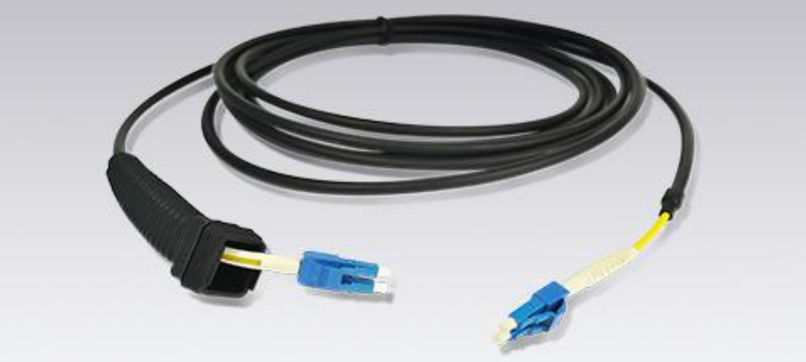 NSN boot dulex LC Fiber Optic Jumper