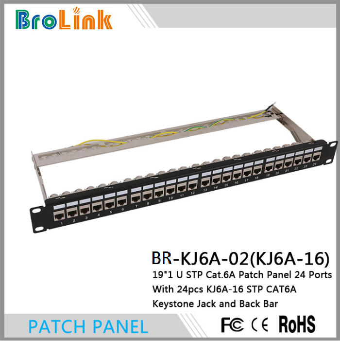 BR-KJ6A-002  Cat 6A Patch panel
